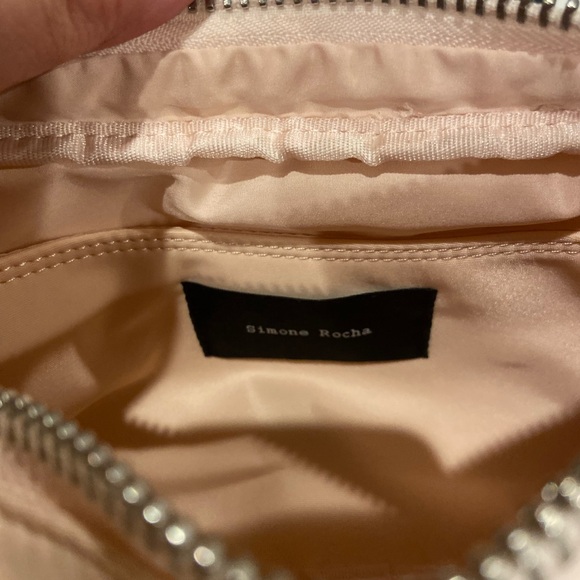 NEW Simone Rocha Pink Bow Pearl Bag - Picture 13 of 14